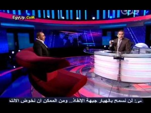 لقاء باسم يوسف ويوسف الحسيني 4/1/2013
